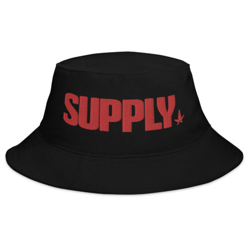 SUPPLY Chain Black Bucket Hat