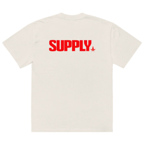 SUPPLY Chain Oversized Faded Shirt Off-White